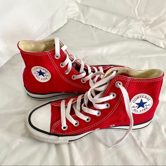 Converse Shoes - Red High Top Converse